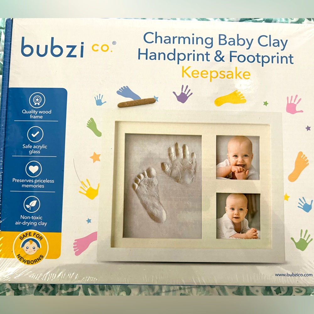 Bubzi Handprint kit And Baby Milestone bundle!!